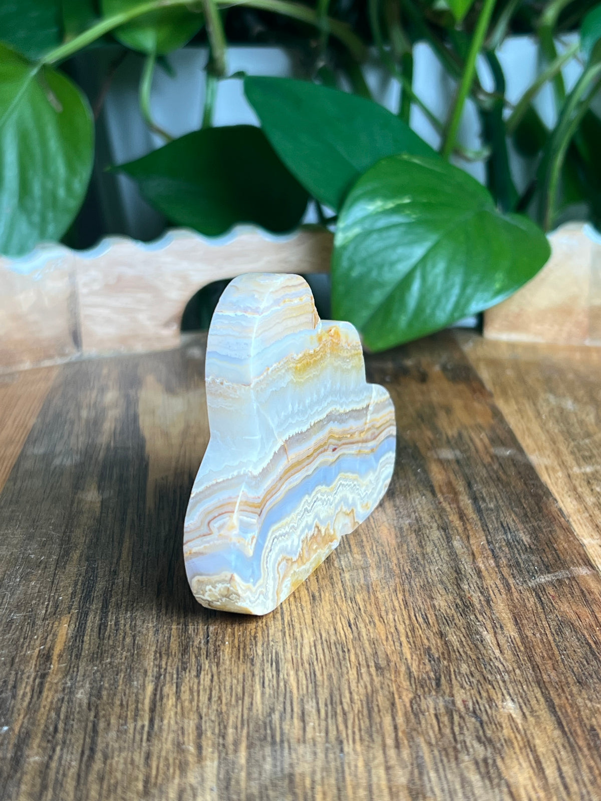 Yellow Crazy Lace Agate Cloud: A
