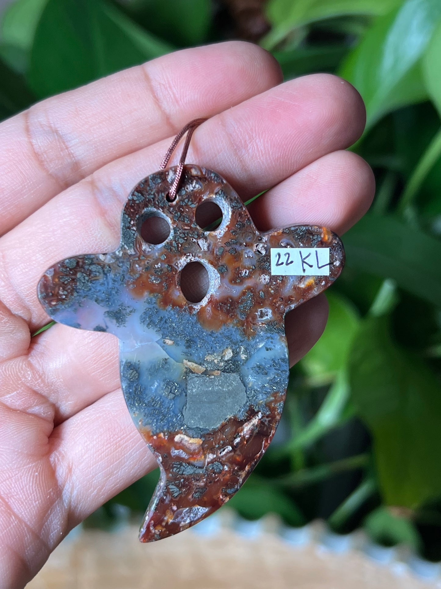 Marcasite Ghost Ornament