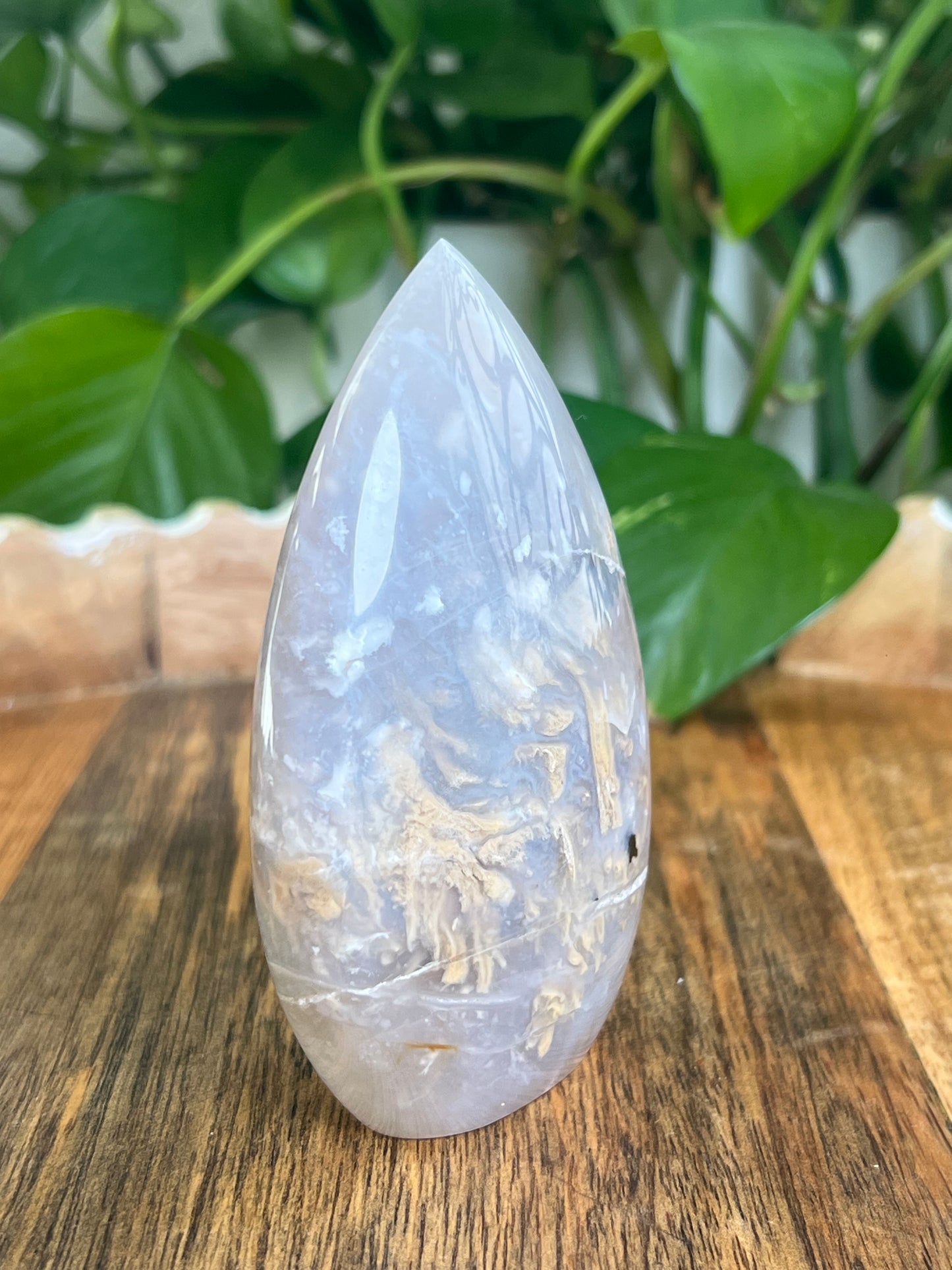 Dendritic Tiger Agate Flame: AA