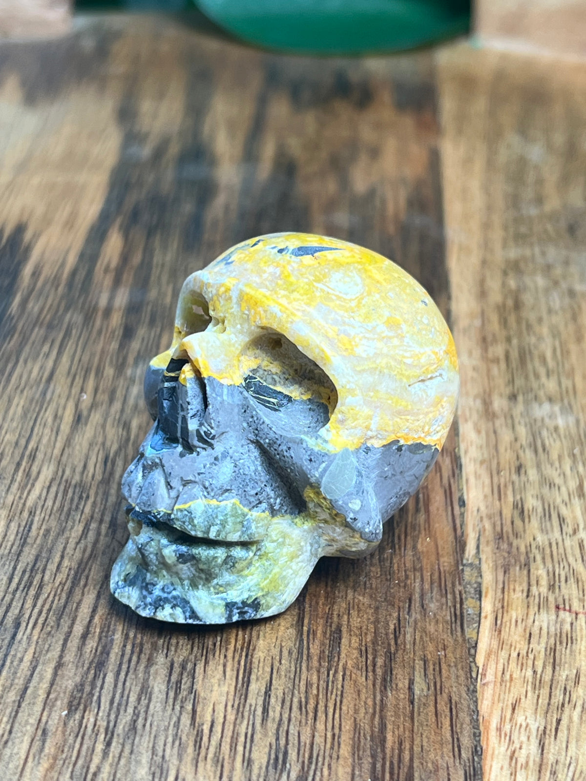 Bumblebee Jasper Mini Skull: G