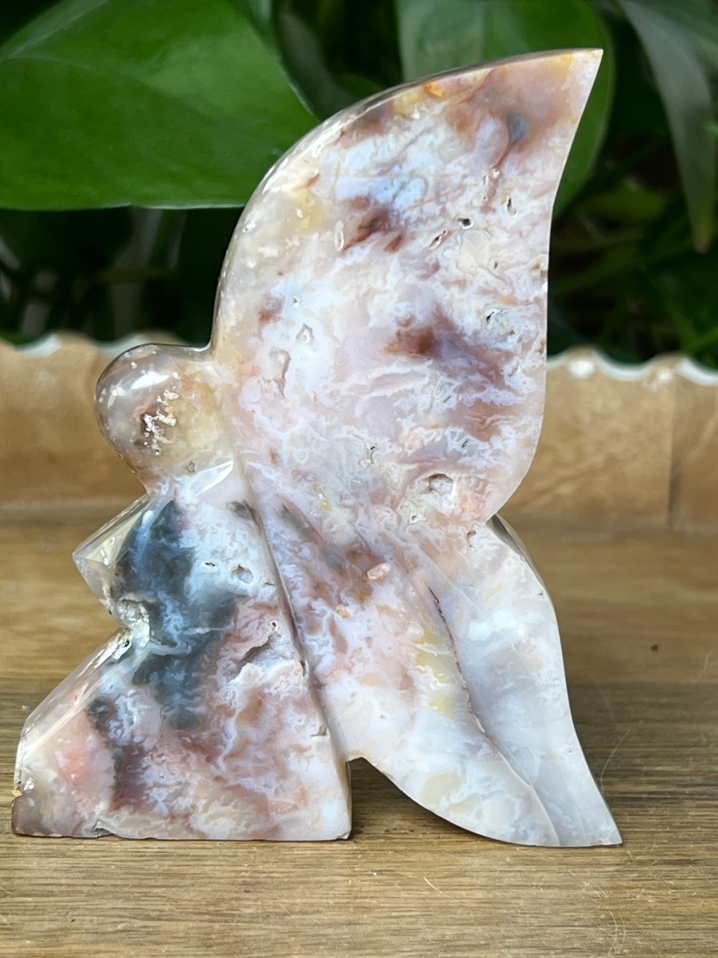 Rainbow Plume Agate Fairy