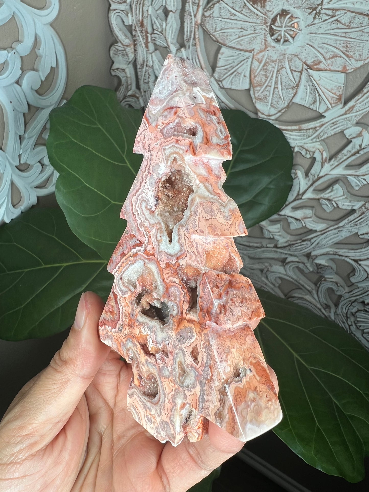 Crazy Lace Agate Tree