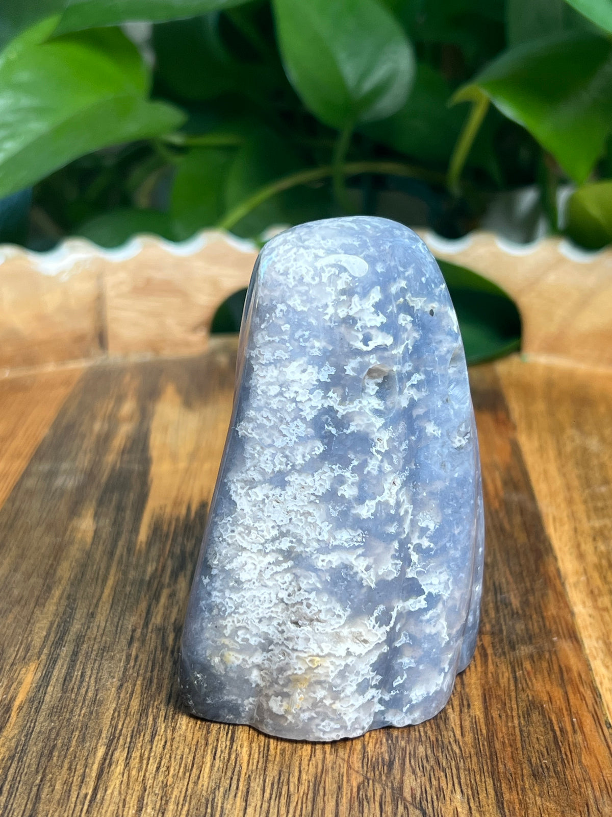 Blue Plume Agate Ghost: E