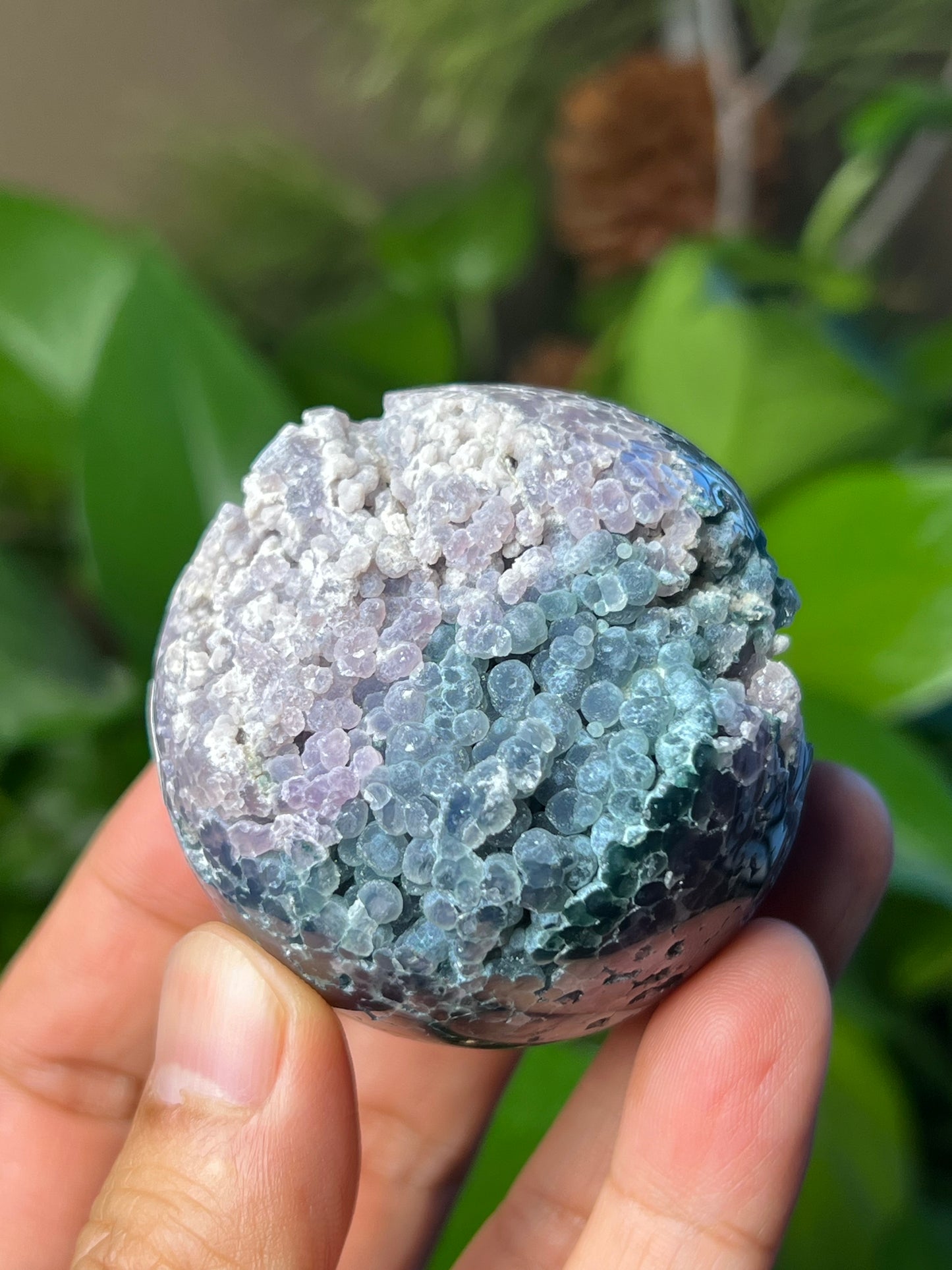Grape Agate Sphere