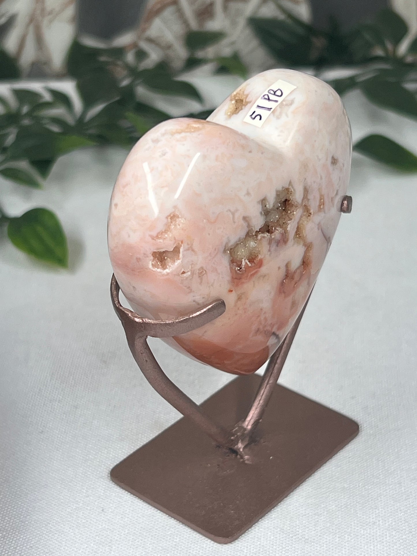 Pink Carnelian Heart