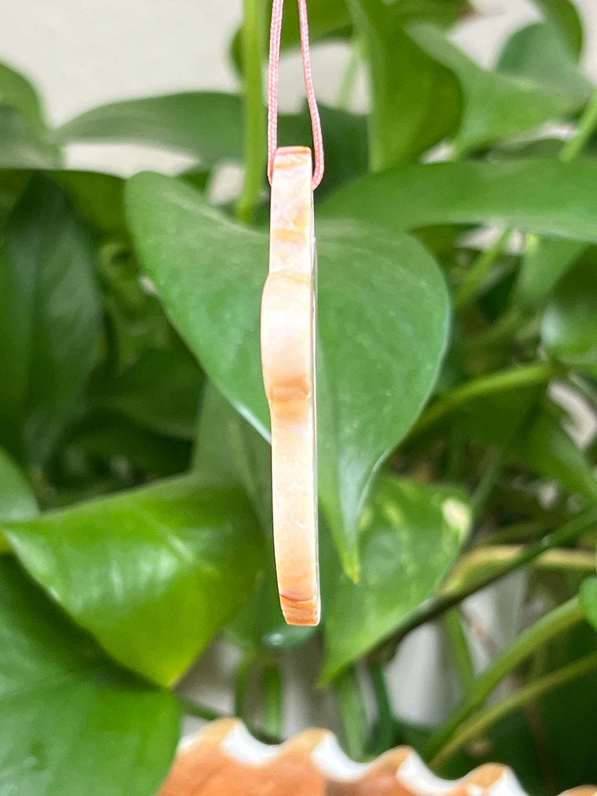 Crazy Lace Agate Ornament Ghost: BQ