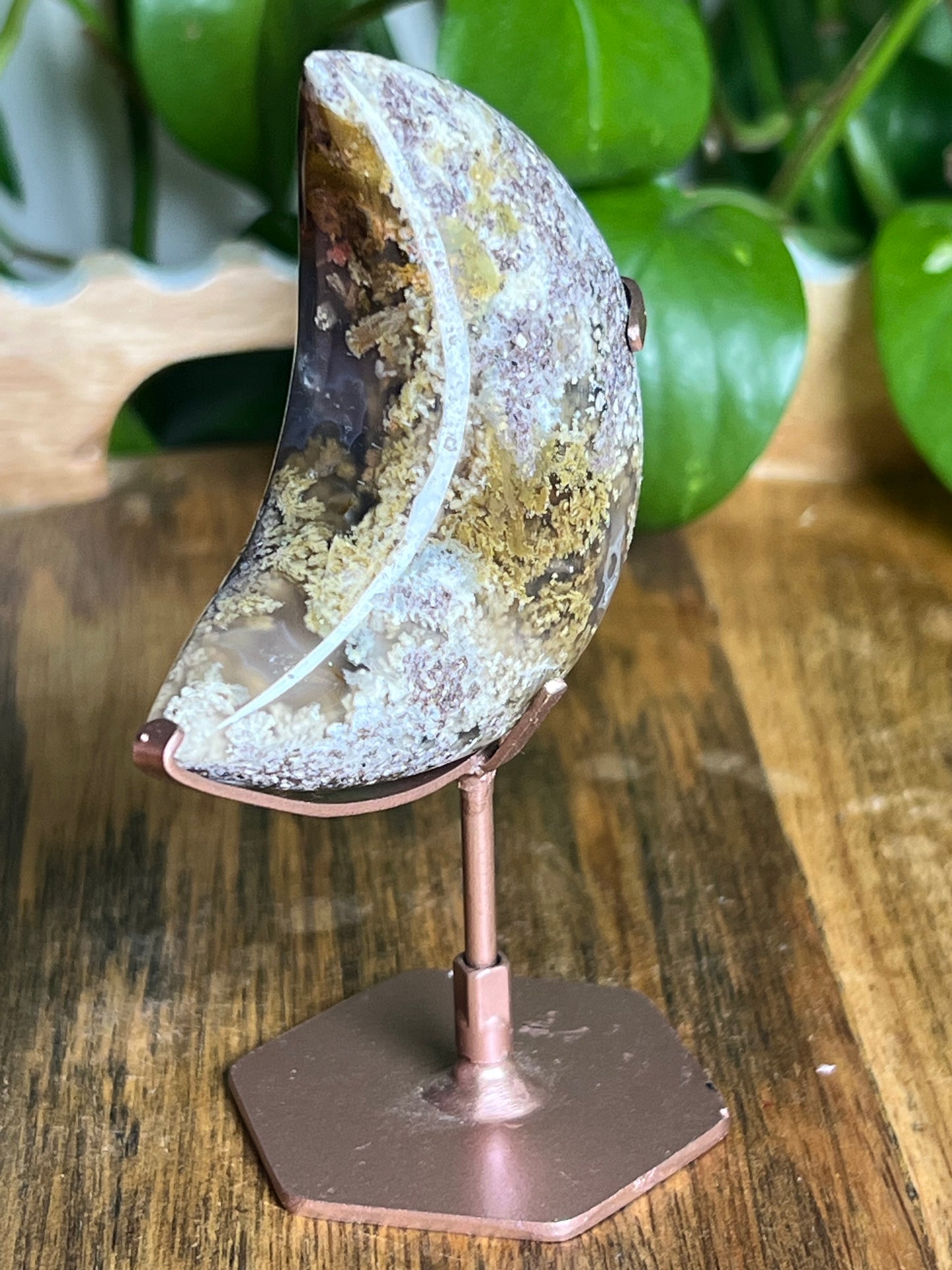 Scenic Moss Agate Moon
