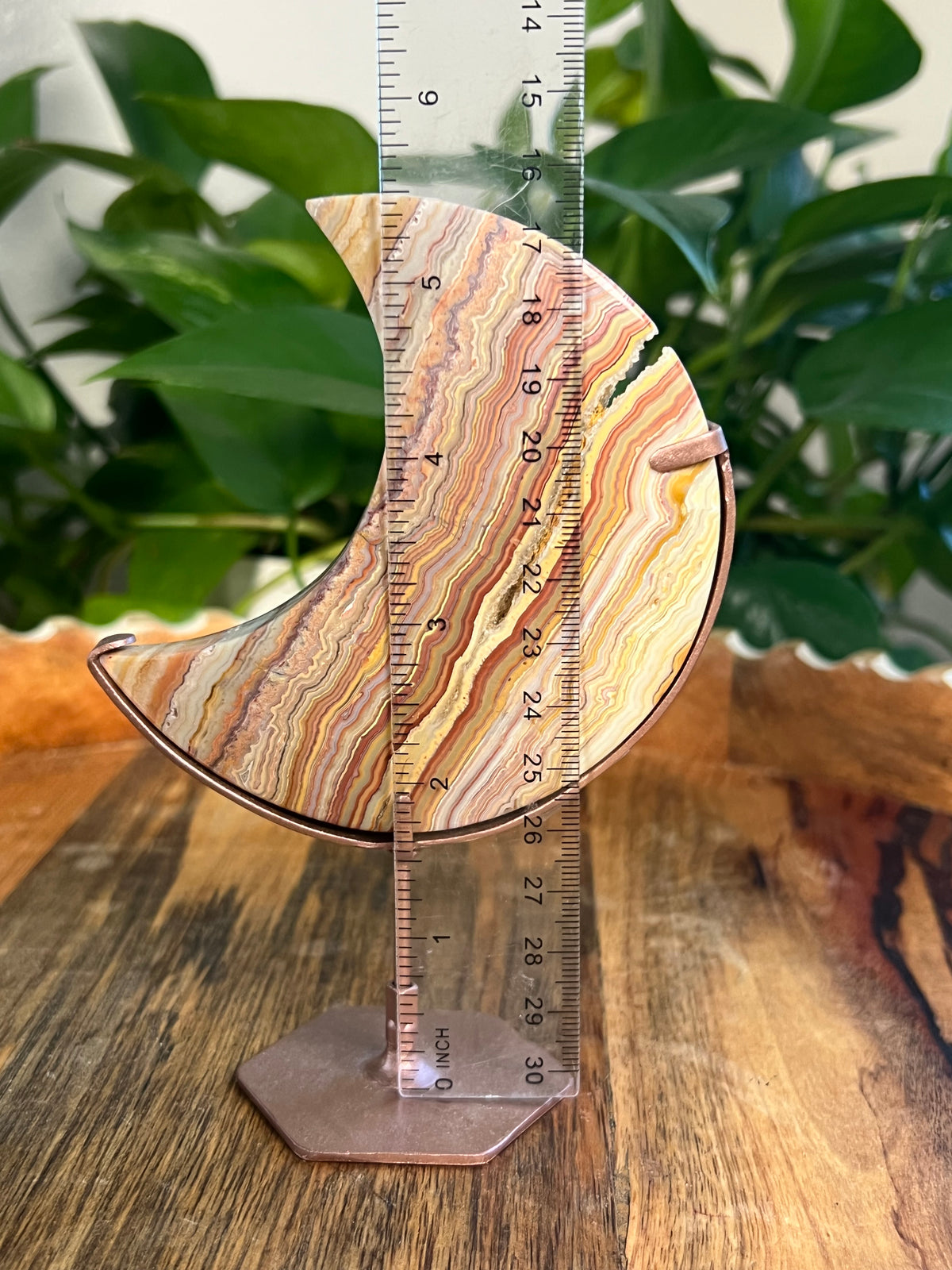Crazy Lace Agate Moon: EL