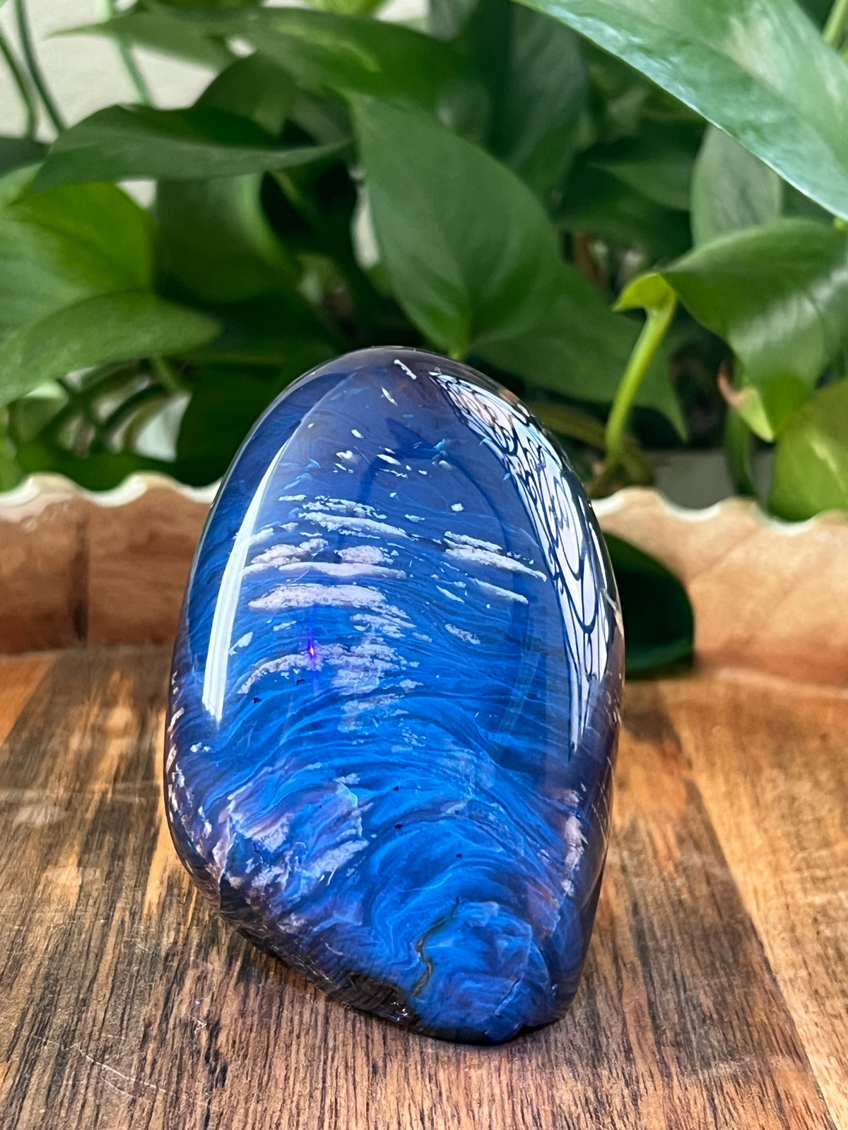 Blue Amber Freeform: E