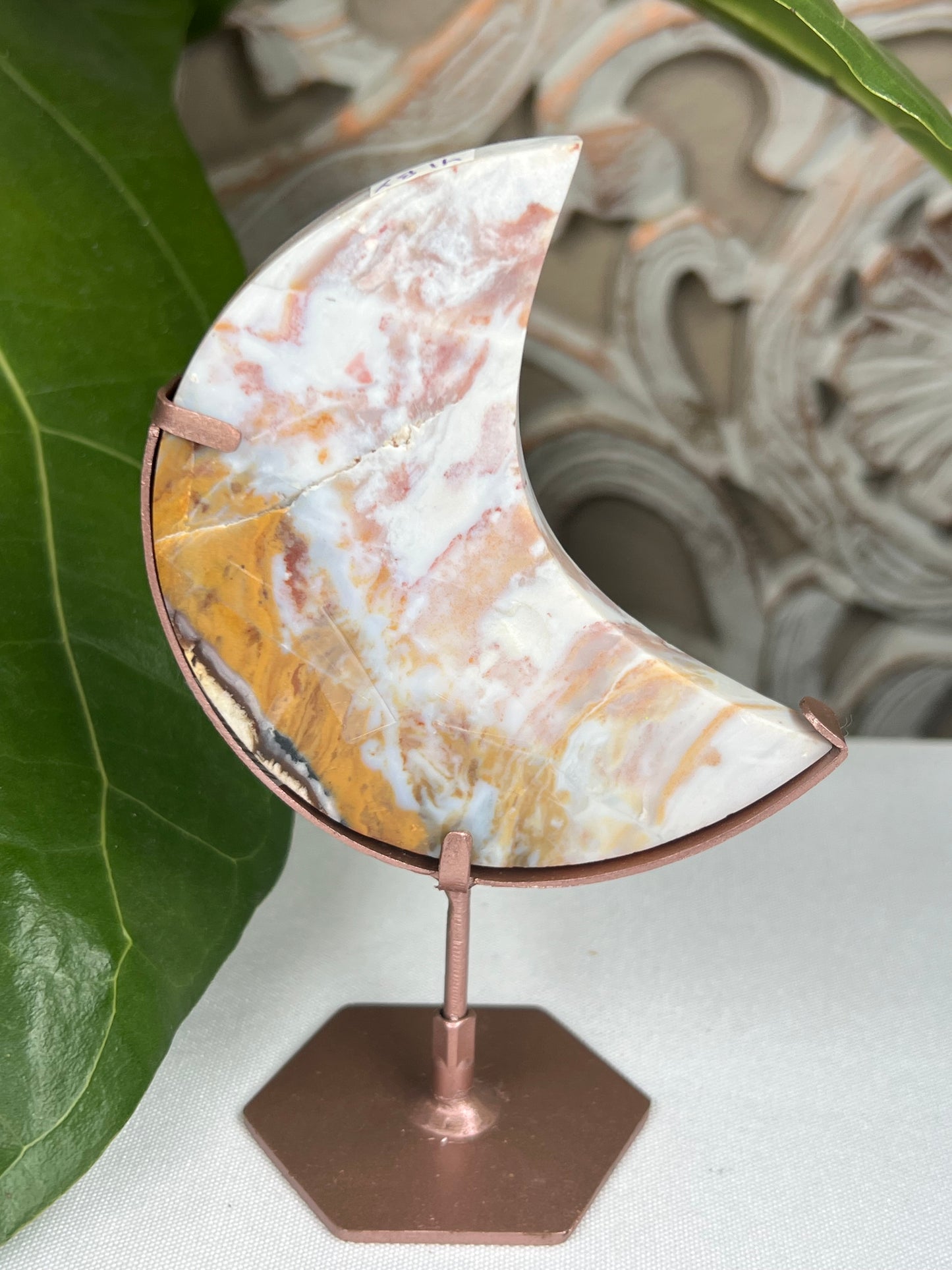 Milky Jasper Moon
