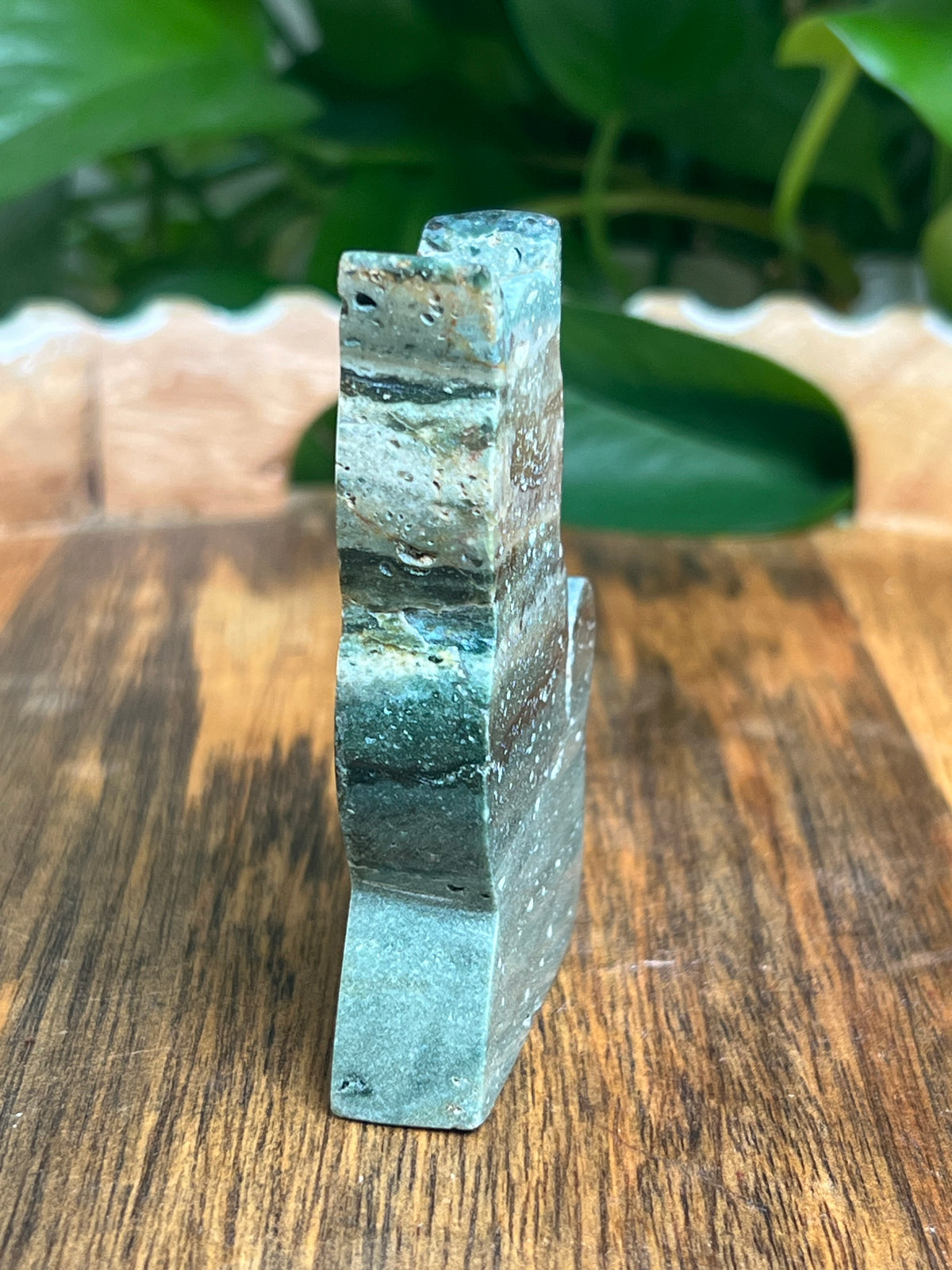Blue Green Jasper Cat: HF
