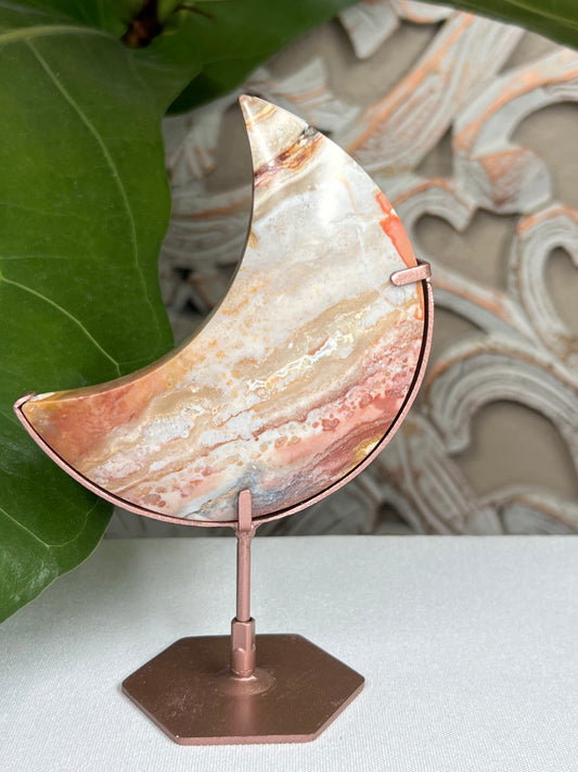 Milky Jasper Moon