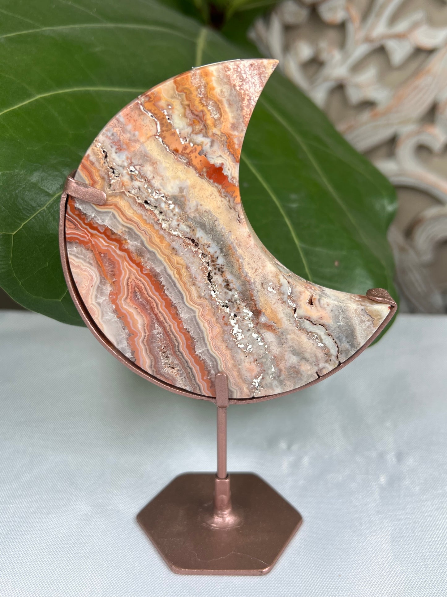 Crazy Lace Agate Moon