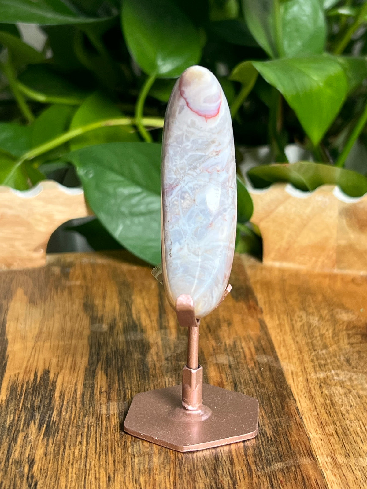 Sumatra Plume Agate Moon: RC