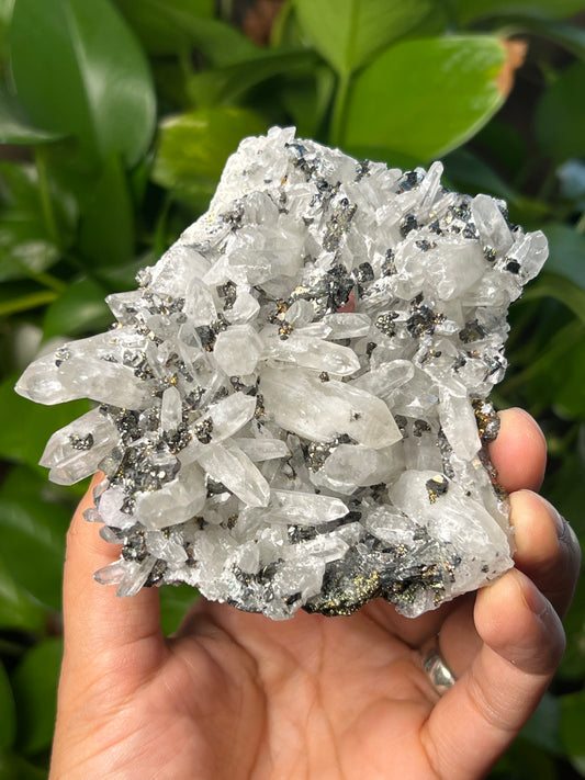 Rainbow Pyrite Quartz