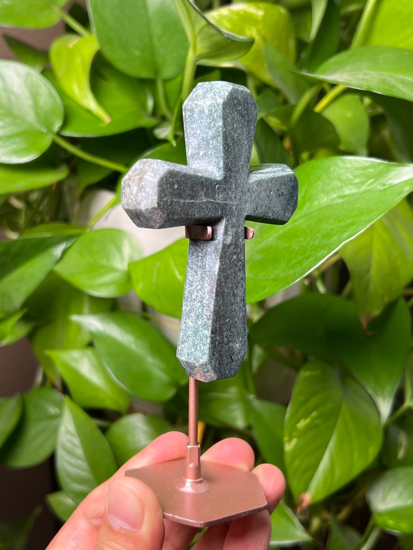 Blue Green Jasper Cross
