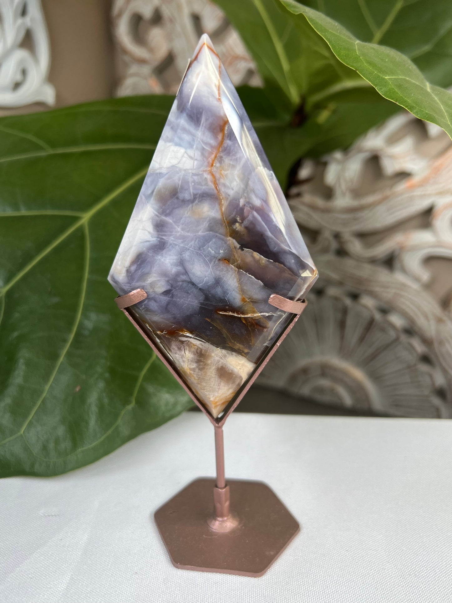 Purple Chalcedony Diamond