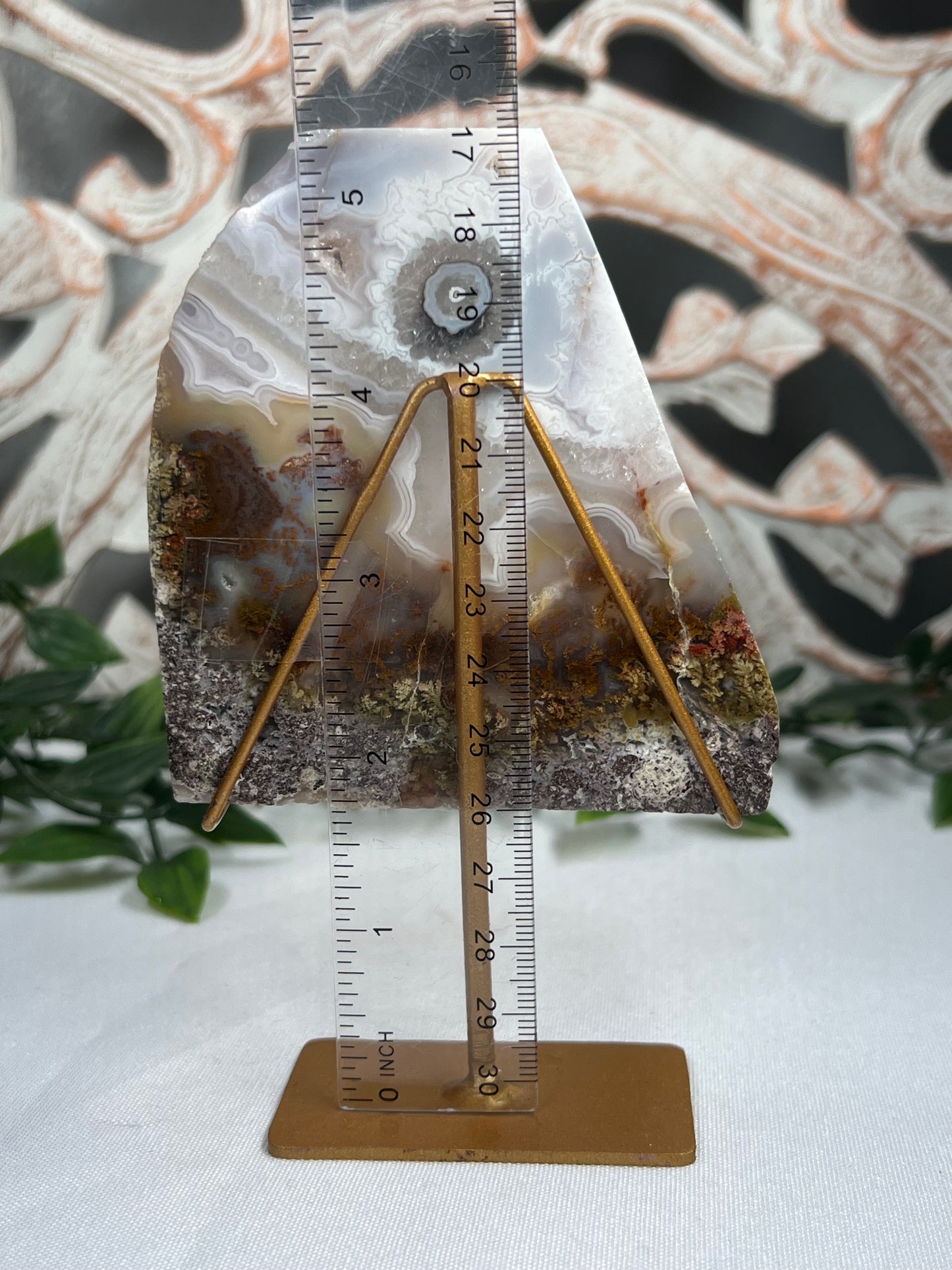 Scenic Moss Agate Slab