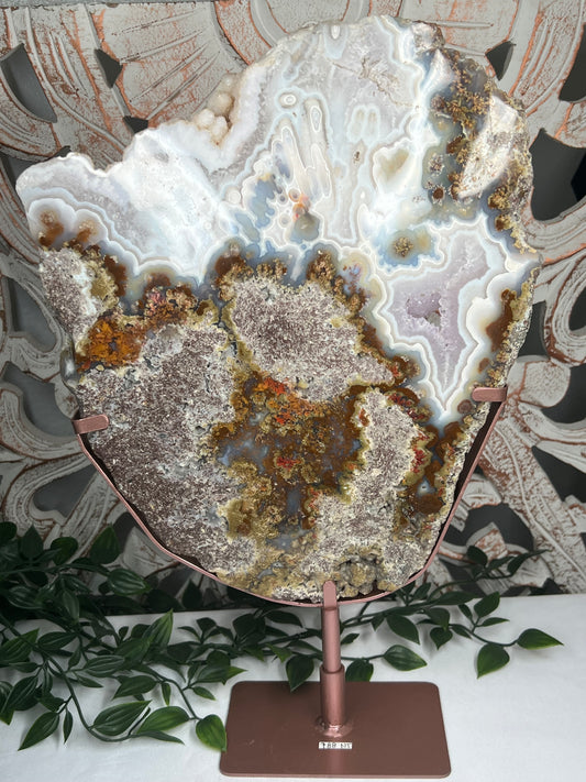 Scenic Moss Agate Slab