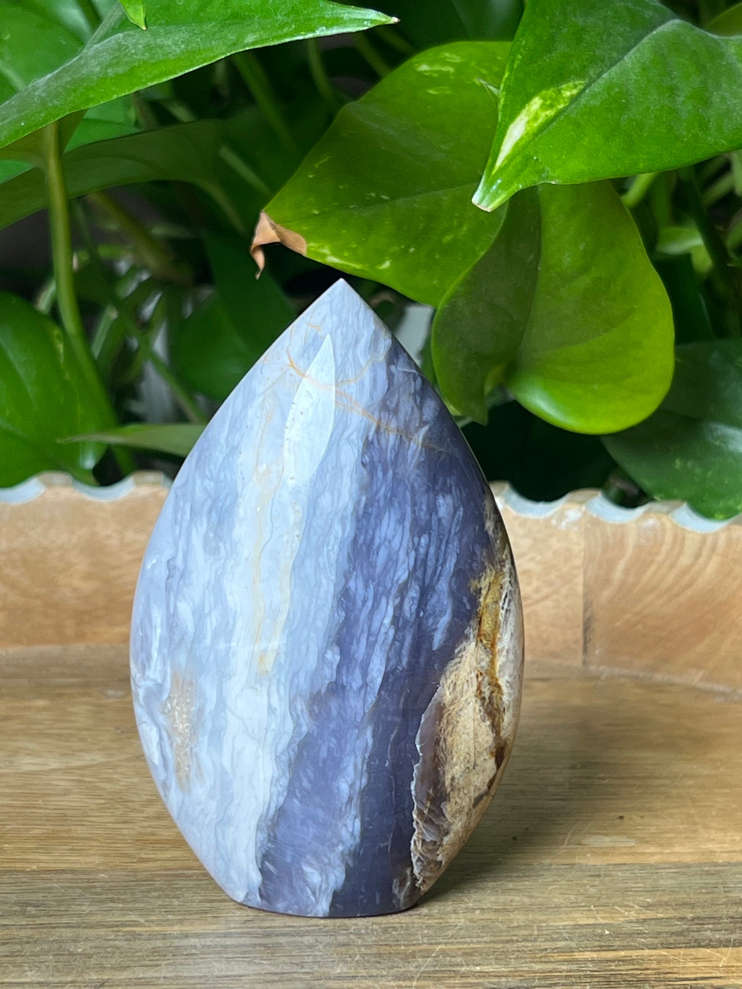 Purple Chalcedony Flame