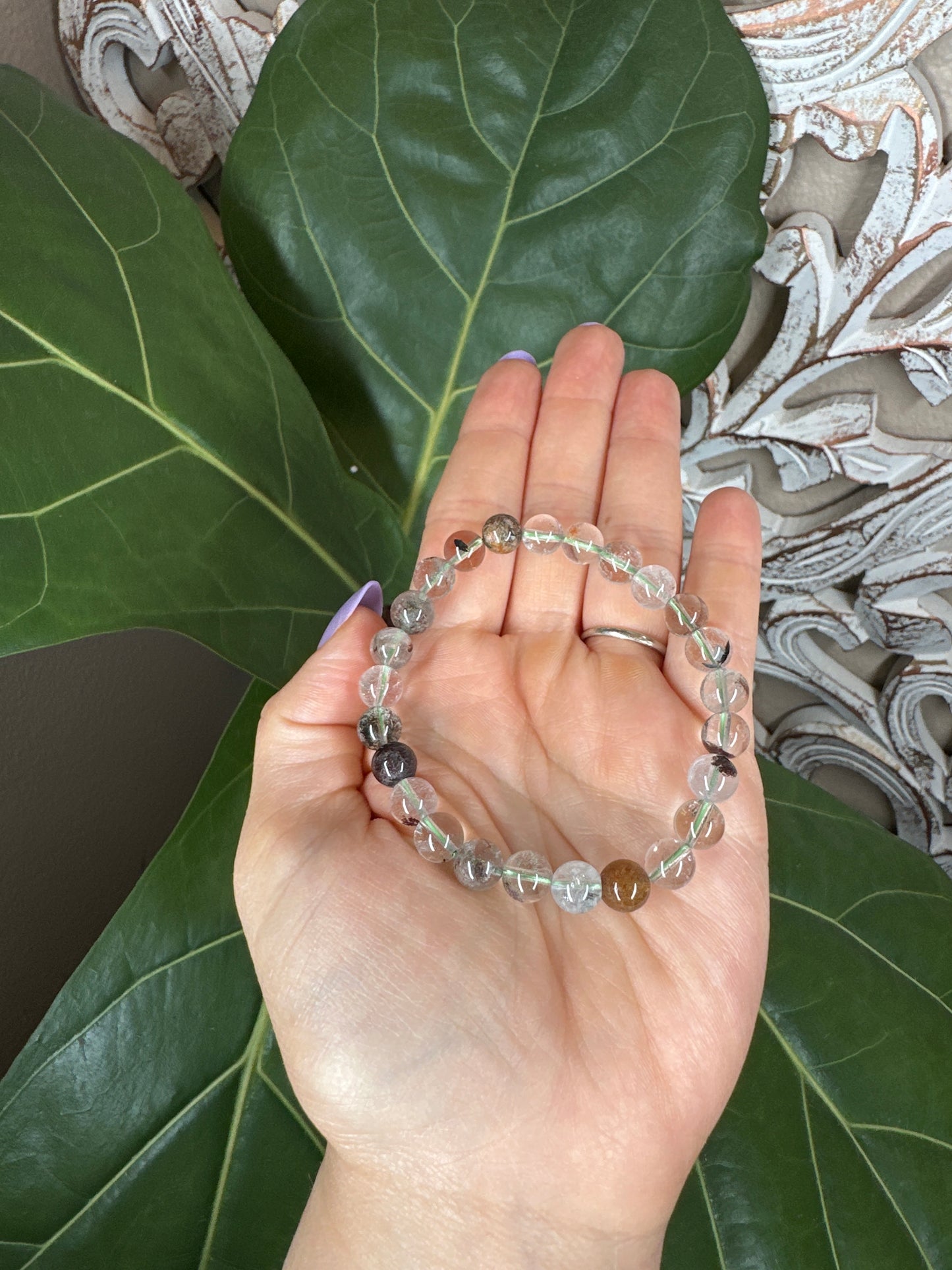 Garden Quartz Beaded Bracelet (8mm)