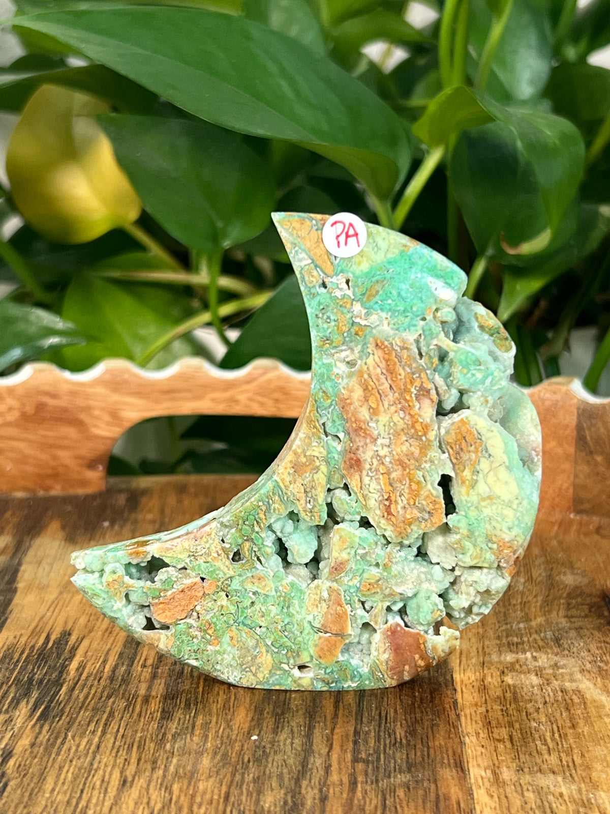 Smithsonite Self Standing Moons