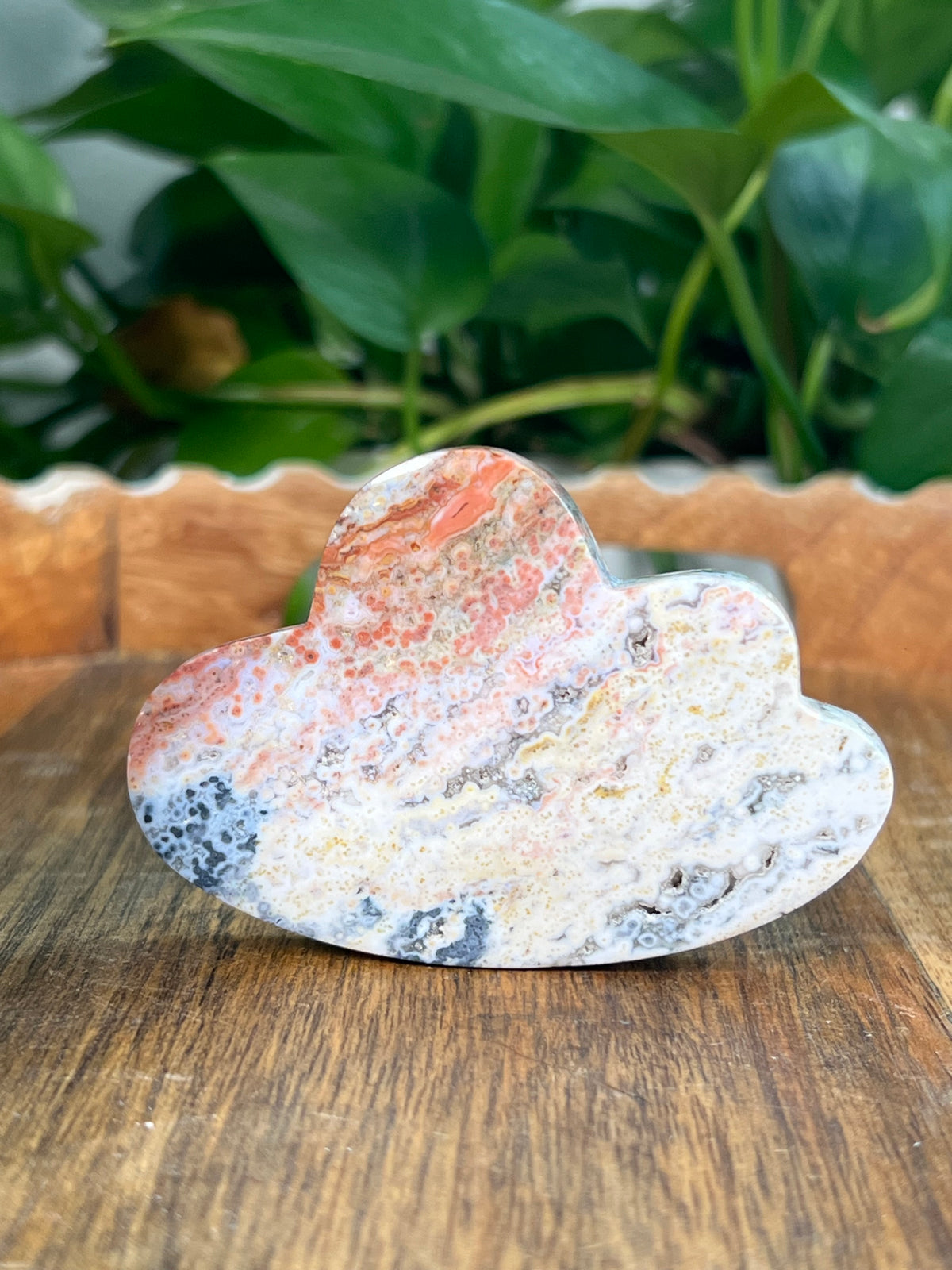 Sea Jasper Self Standing Small Clouds