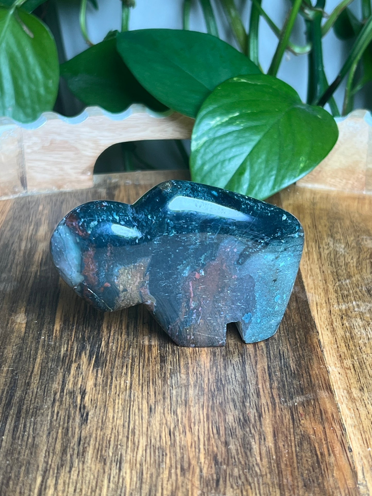 Blue Green Jasper Buffalo: DB