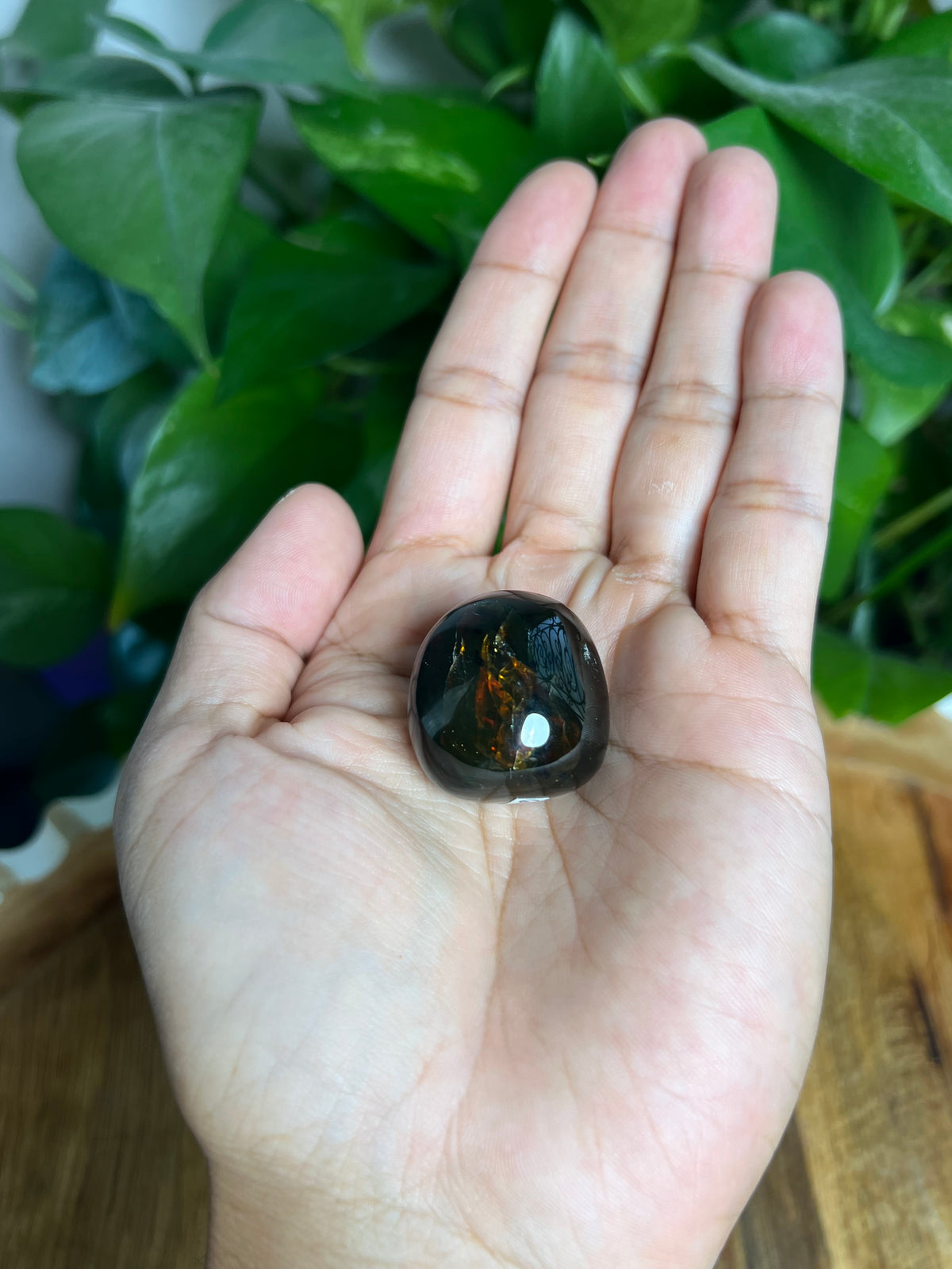Blue Amber Tumbles