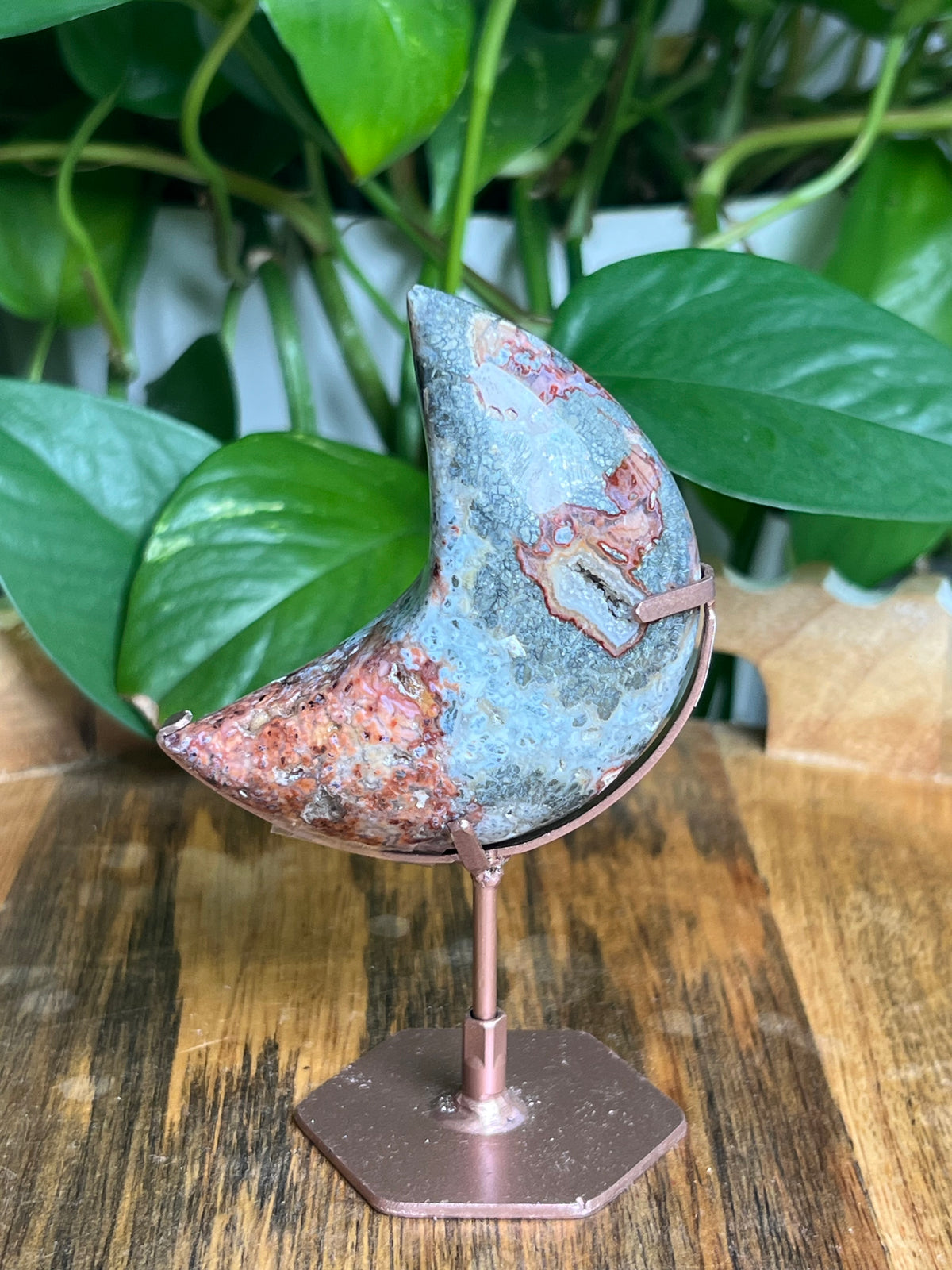 Marcasite Mini Puffy Moon: DV