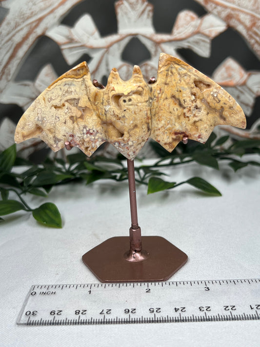 Yellow Crazy Lace Agate Bar