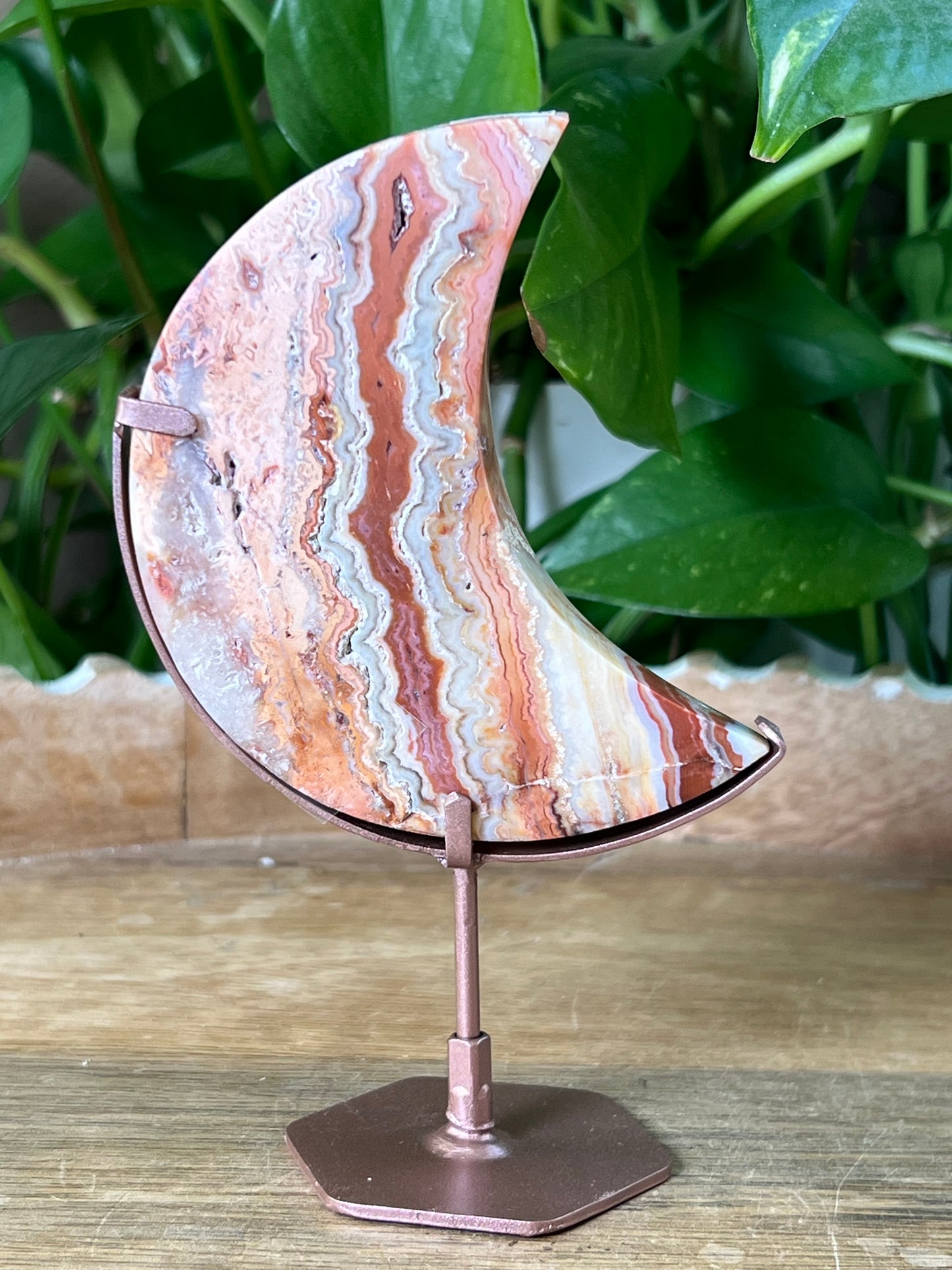 Crazy Lace Agate Moon