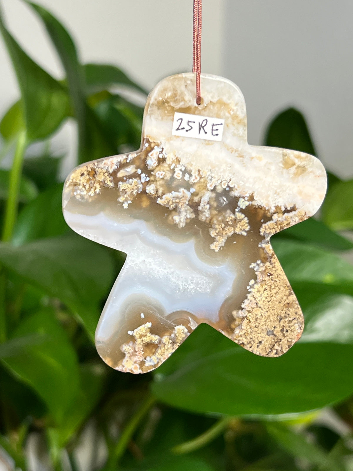 Scenic Moss Agate Gingerbread Ornaments