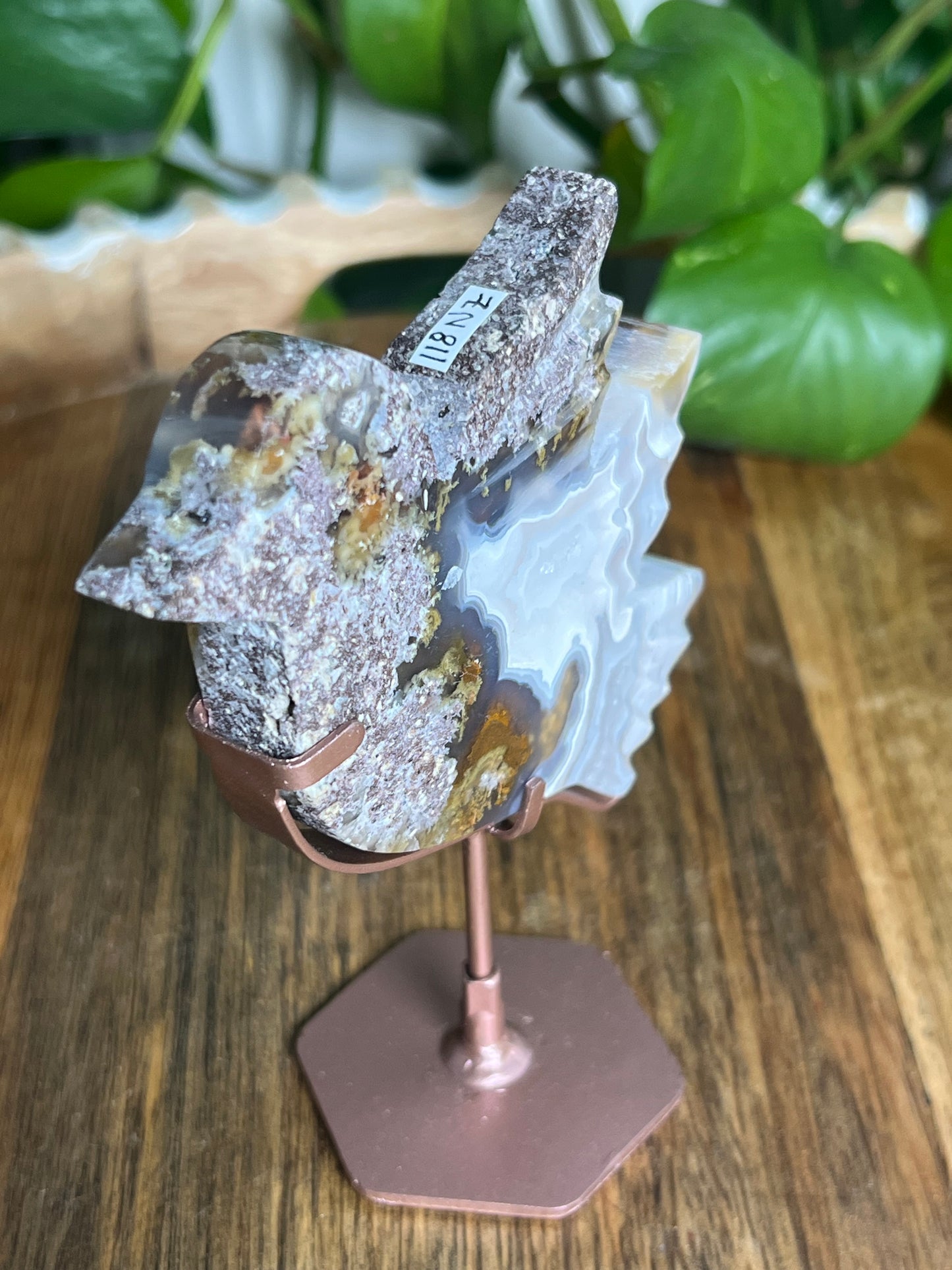 Scenic Moss Agate Bird