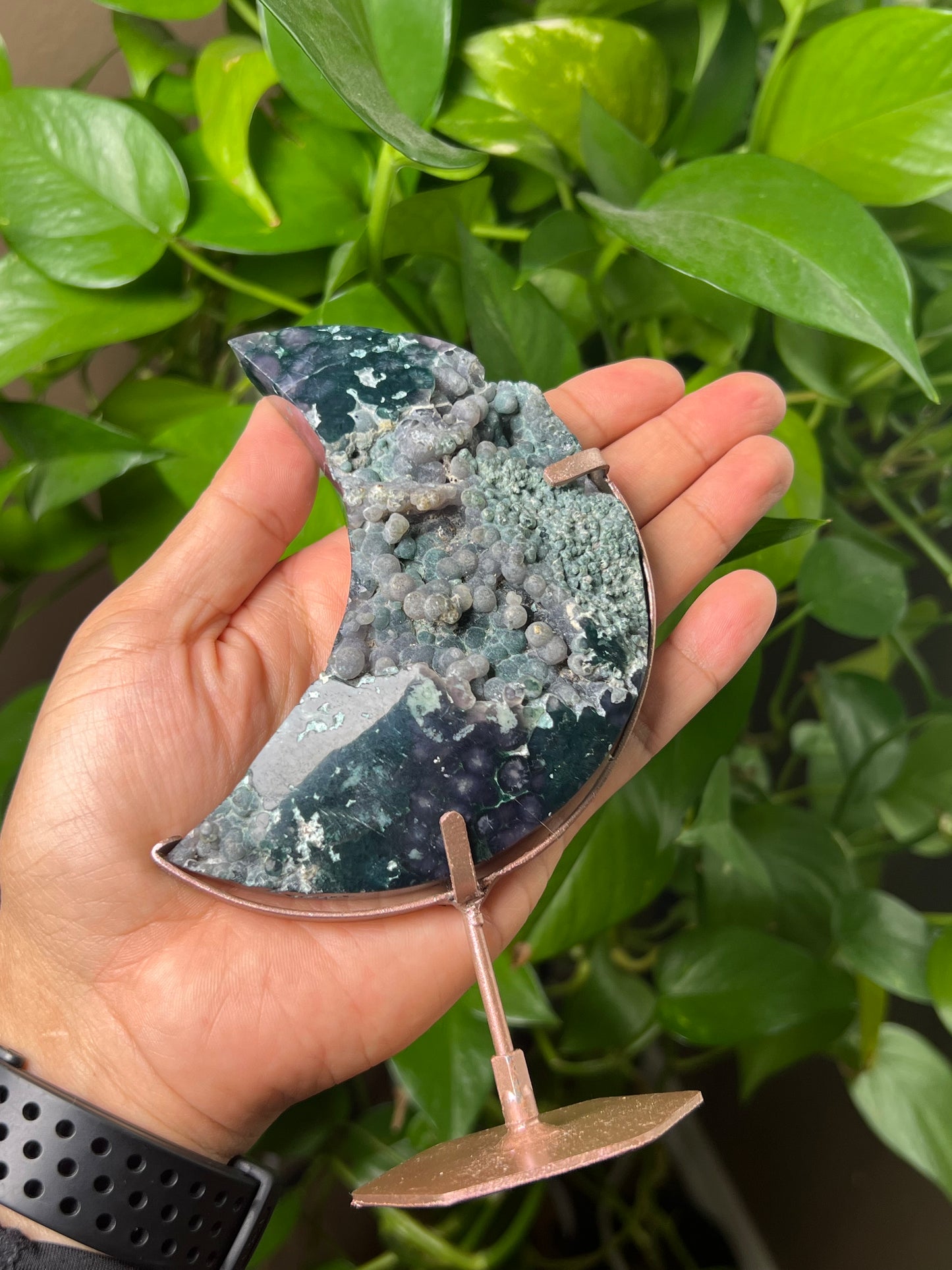Grape Agate Moon