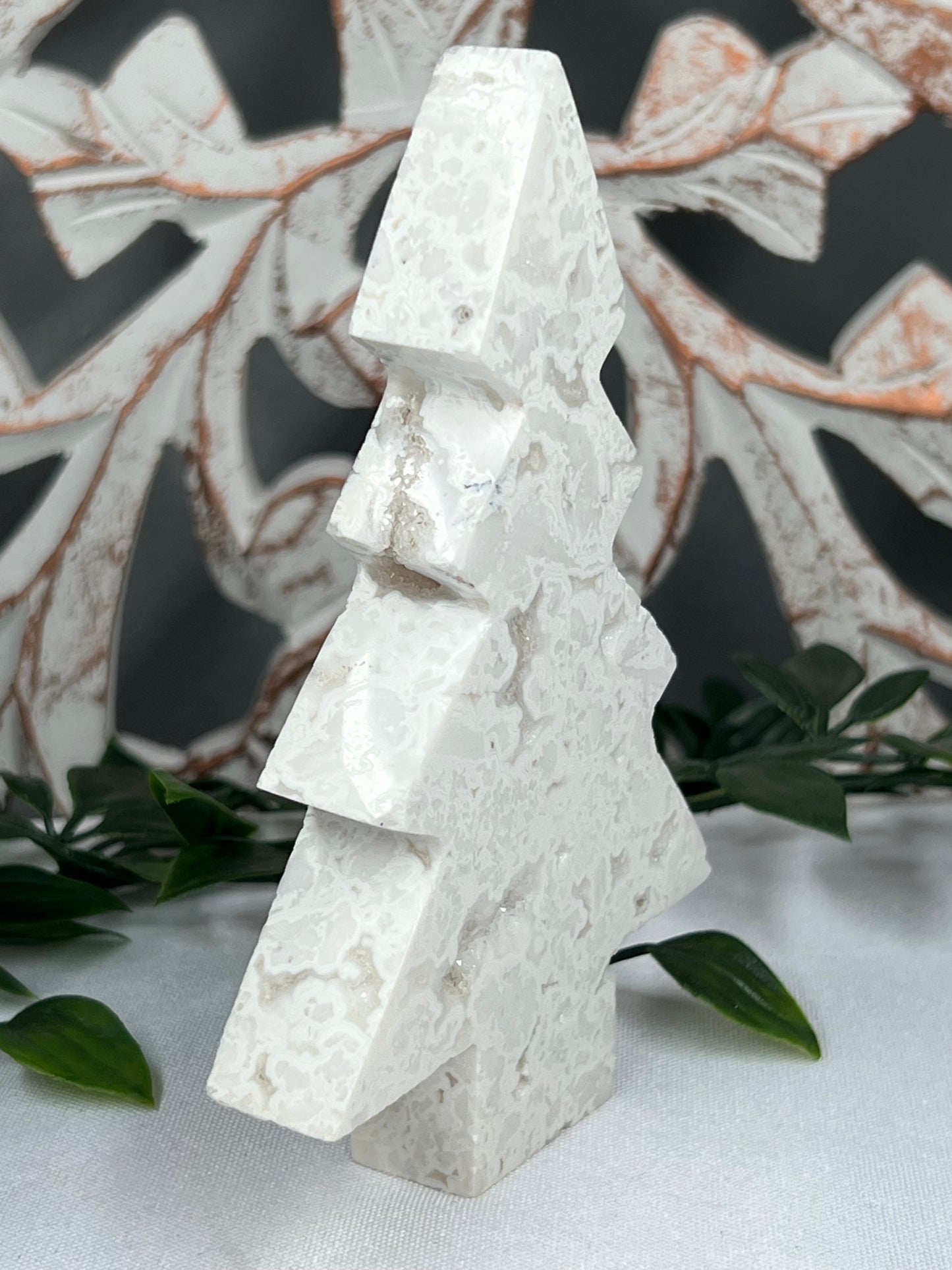 White Plume Agate Tree