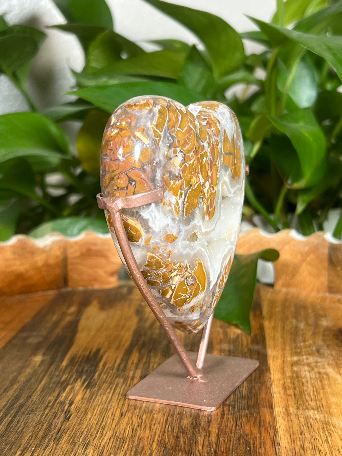 Brecciated Jasper Heart: DH