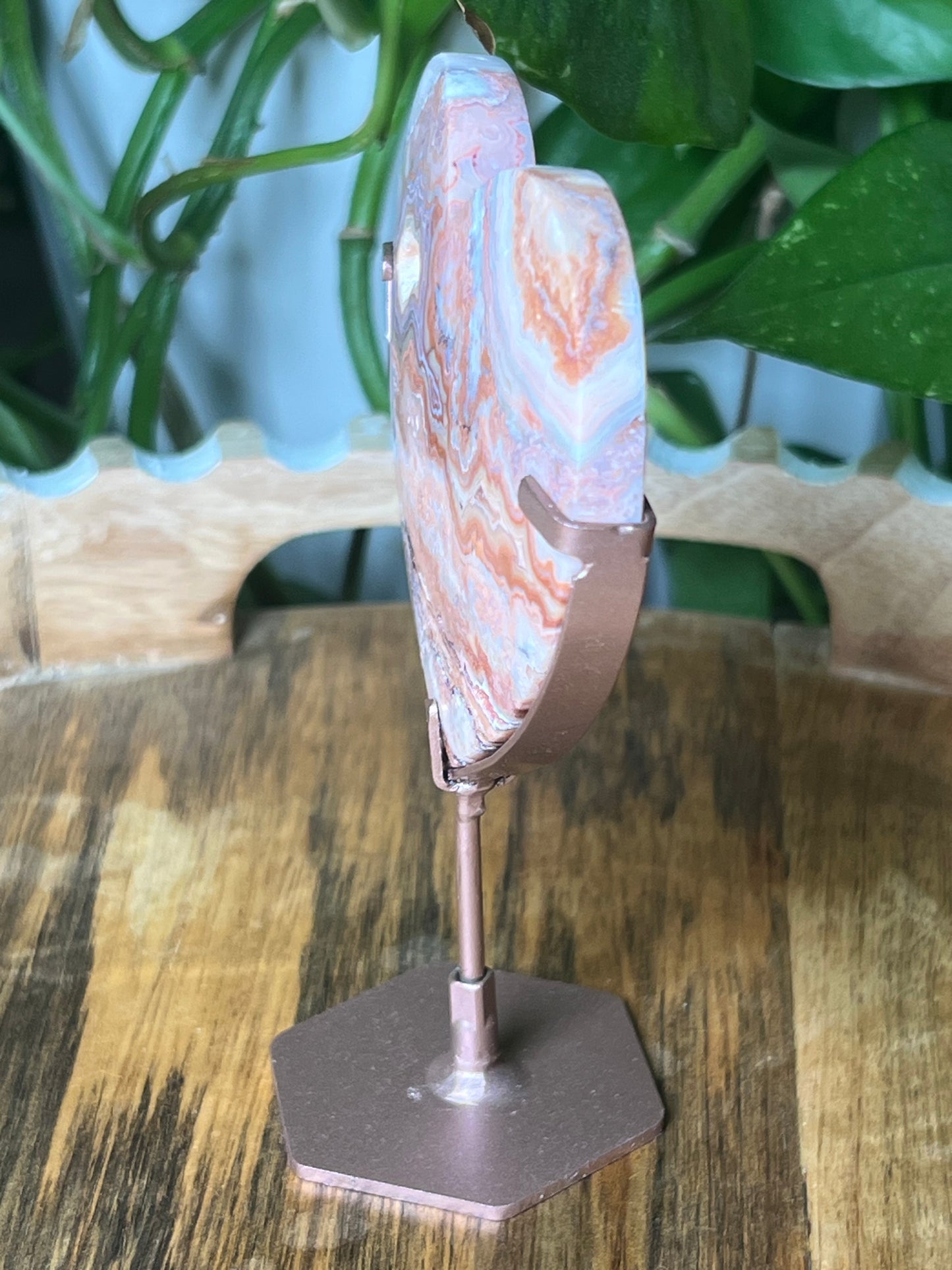 Crazy Lace Agate Heart