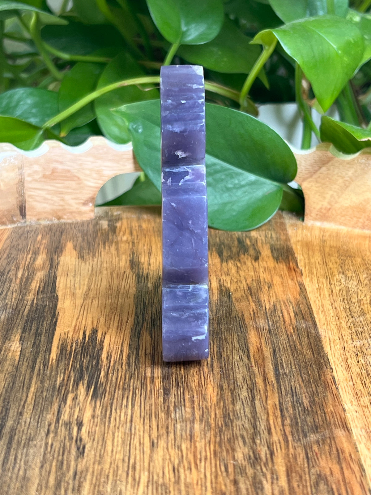 Purple Chalcedony Buddha: AB
