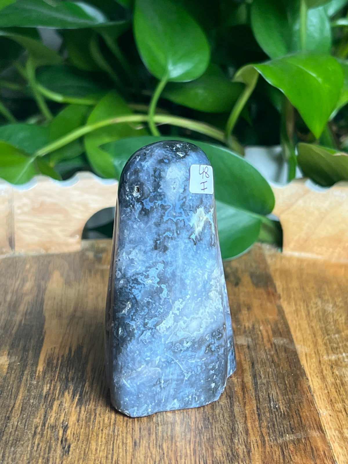 Blue Plume Agate Ghost: I