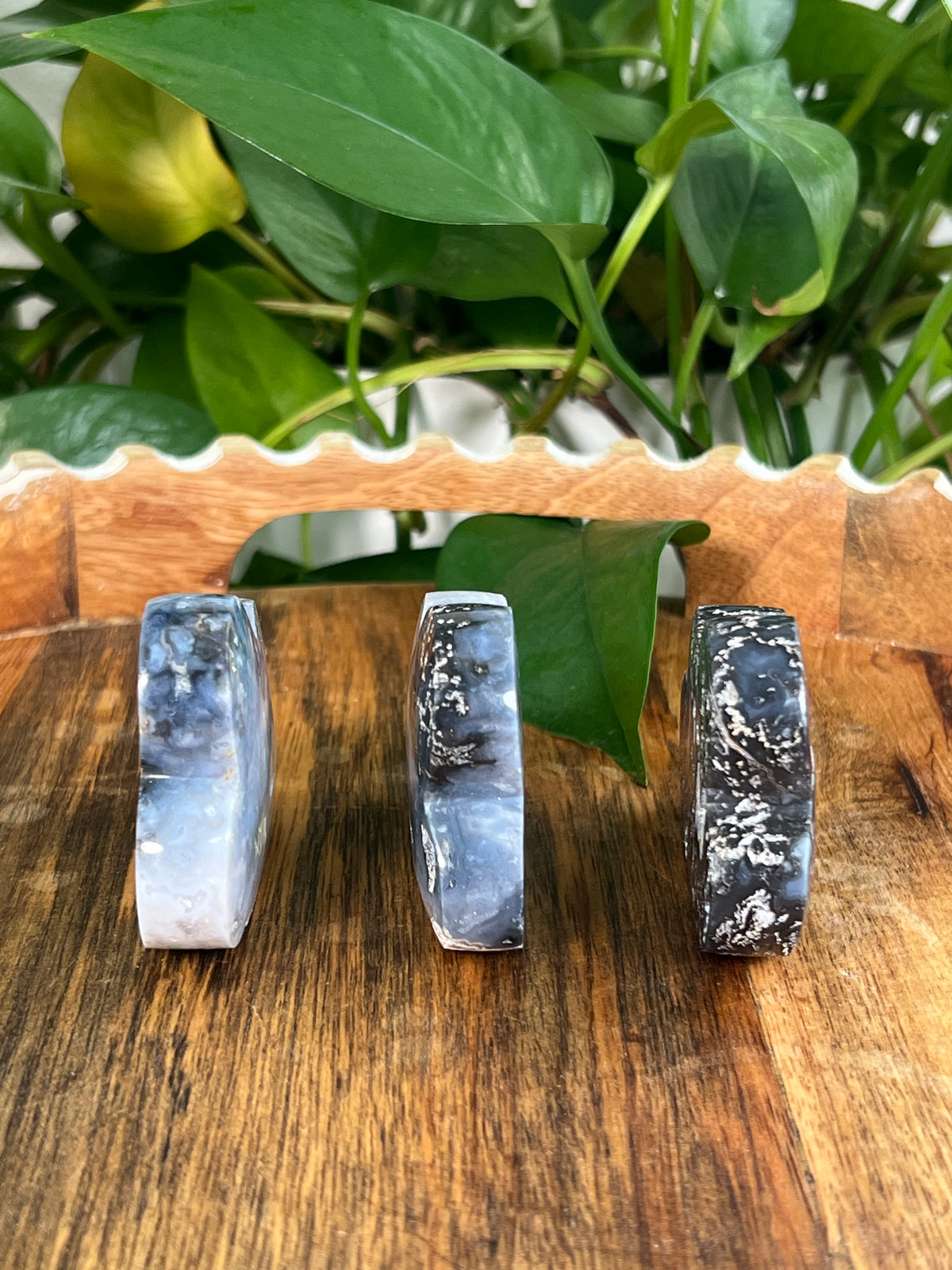 Blue Plume Agate Mini Clouds