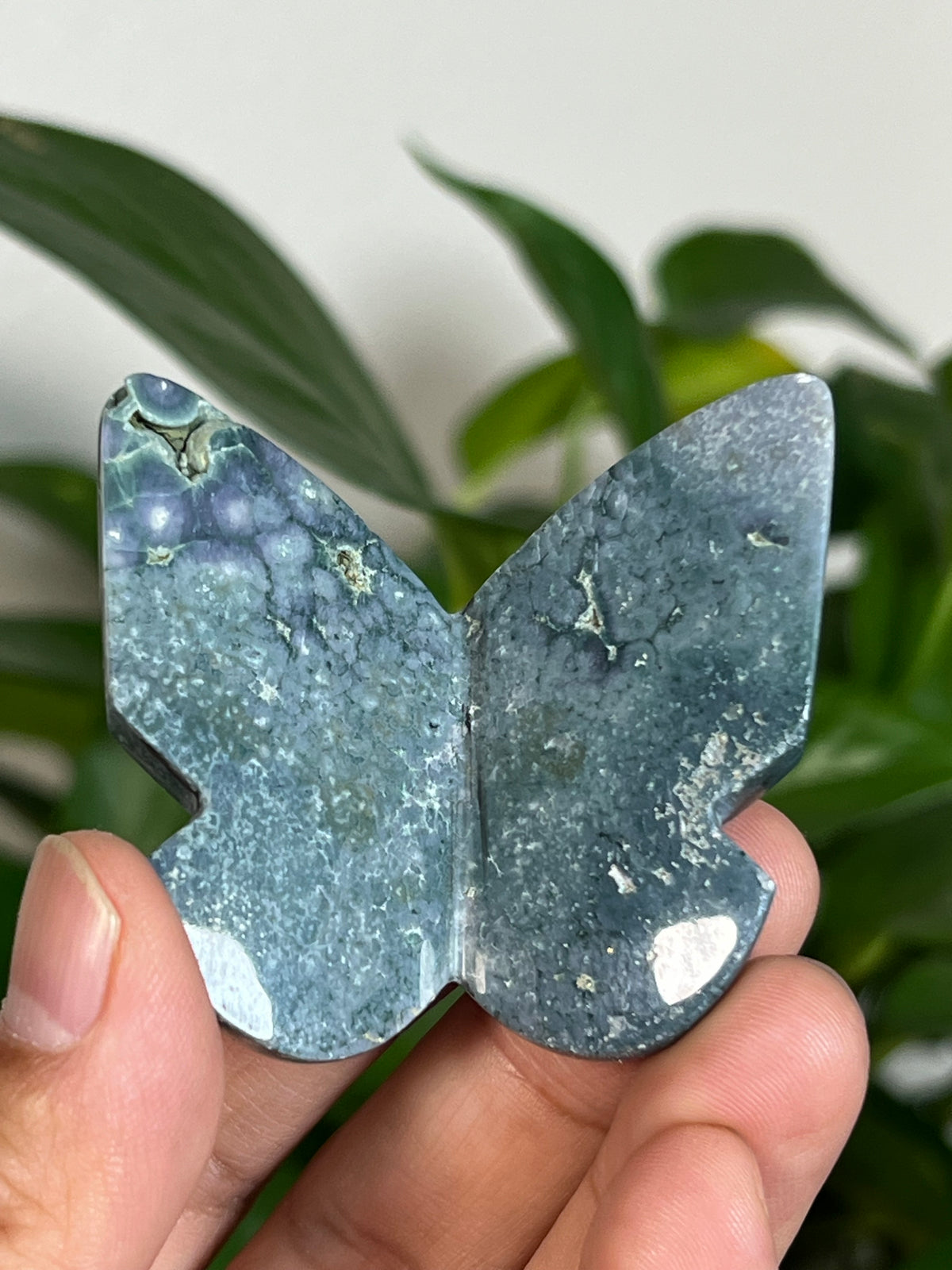 Grape Agate 3D Butterflies
