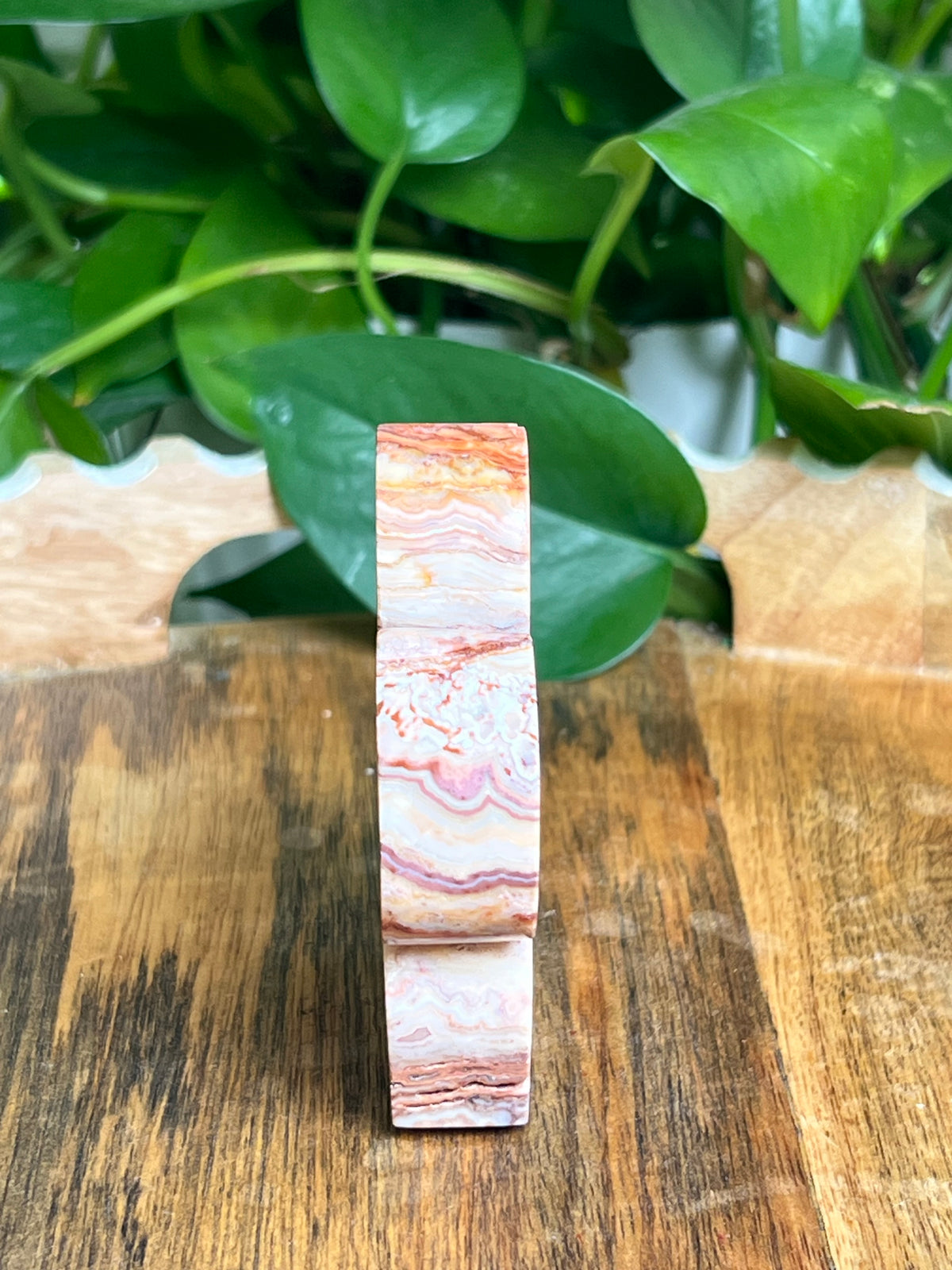 Crazy Lace Agate Flower: CB