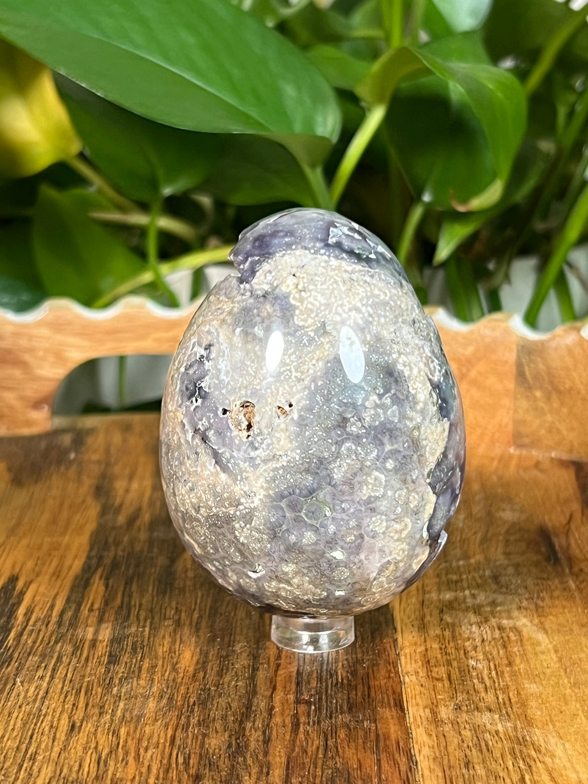 Grape Agate Egg: NA