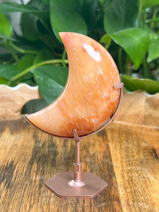 Carnelian Mini Puffy Moon: TB