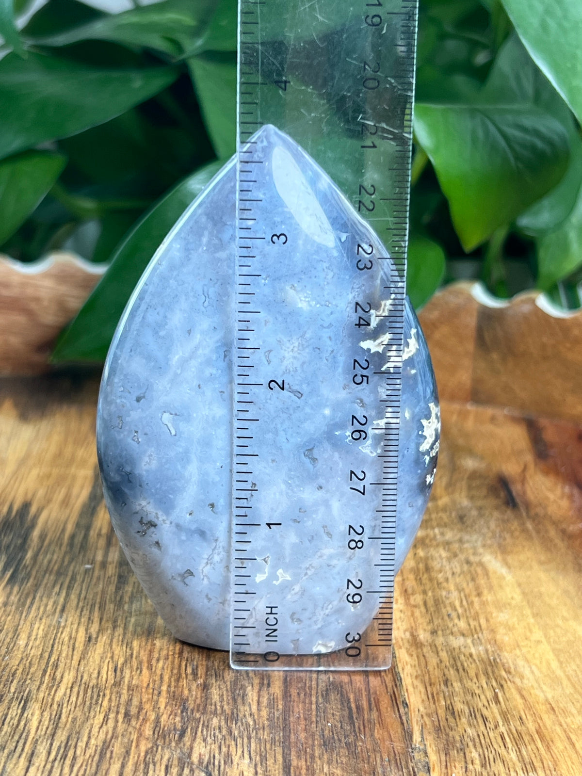 Blue Plume Agate Flame: TV