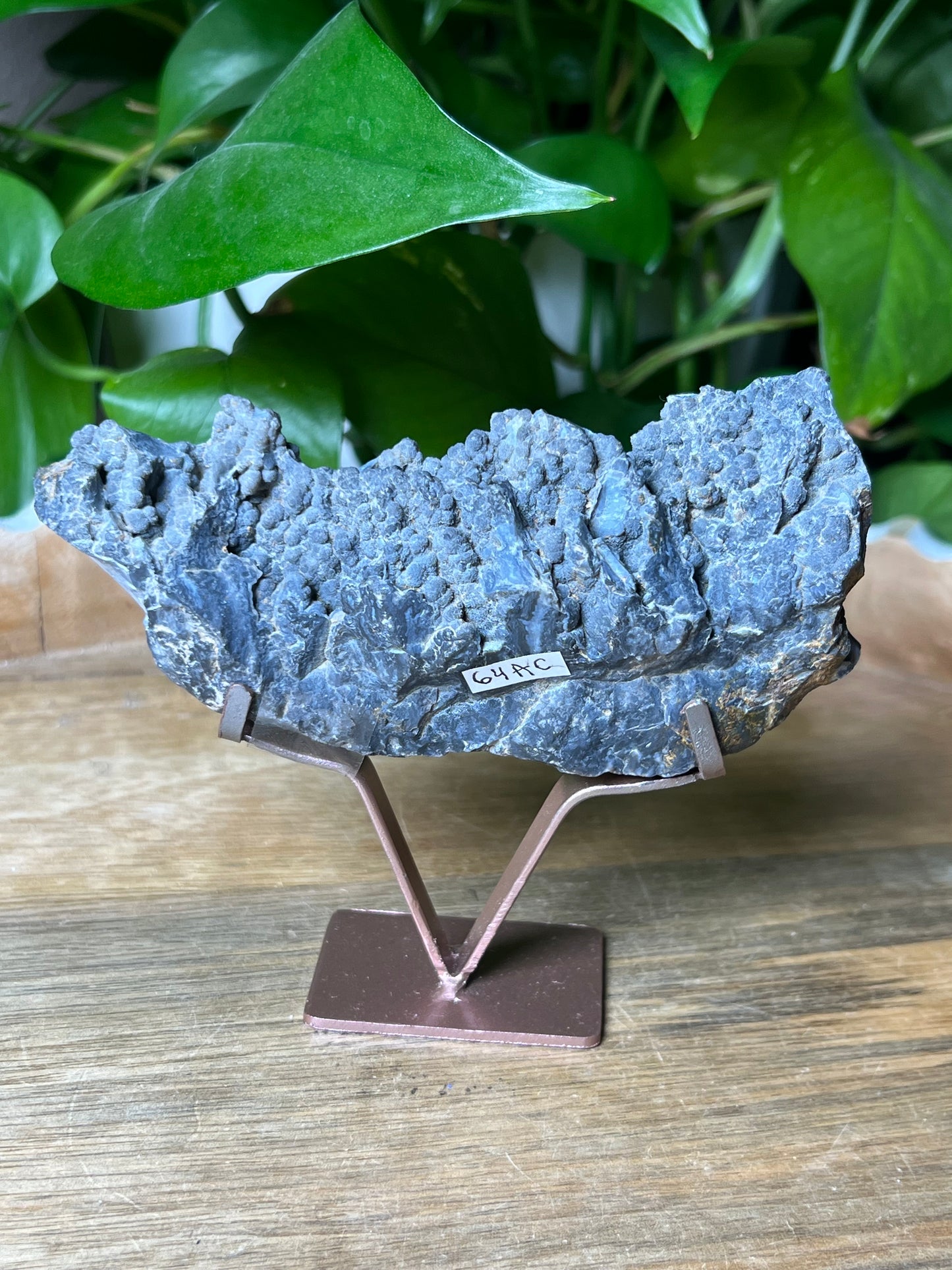 Blue Plume Agate Slab