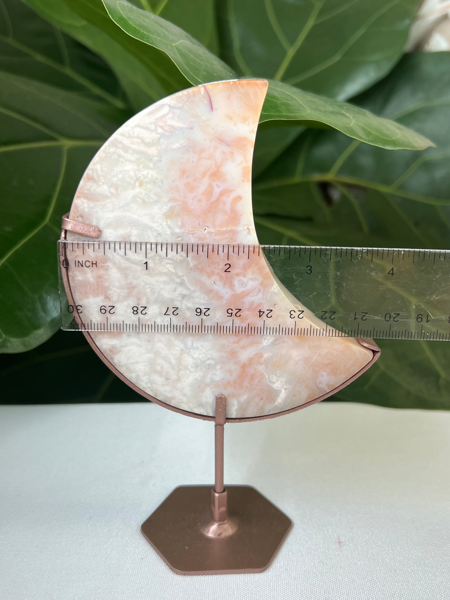 Pink Carnelian Moon