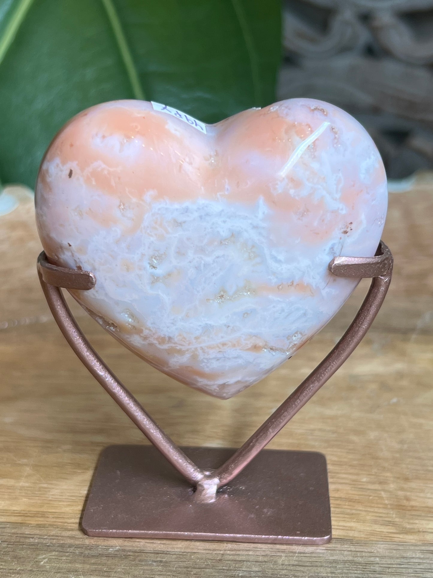 Pink Carnelian Heart