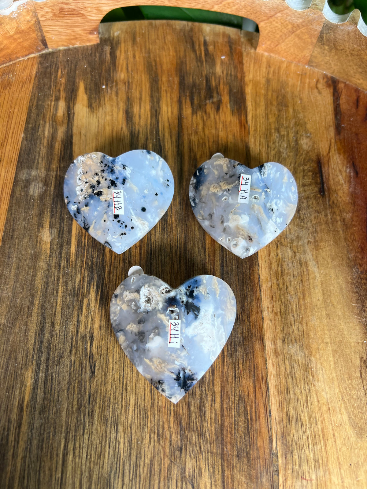 Dendritic Tiger Agate 3D Butterflies